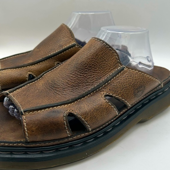 Rare Vintage 90's Dr. Martens Platform Slides
Brown Leather Sandals Size 13 Y2K - Picture 5 of 15